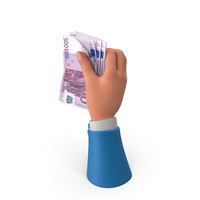 Bill Euro 500 Money Currency Notes Hand Hold PNG & PSD Images