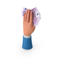 Bill Euro 500 Money Notes Cash Hand Hold PNG & PSD Images