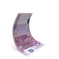 Euro 500 Falling Money Note PNG & PSD Images