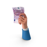 Euro 500 Money Bill Notes Hand Hold PNG & PSD Images
