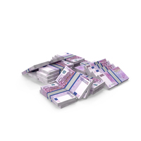 Euro 500 Money Lots Arranged PNG & PSD Images