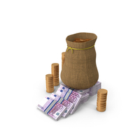 Euro 500 Money Notes Coins Currency PNG & PSD Images