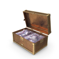 Euro 500 Money Treasure Box PNG & PSD Images