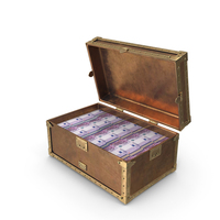 Euro 500 Money Treasure Box Treasure PNG & PSD Images