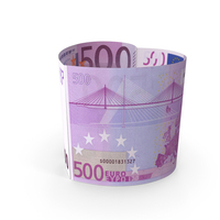 Heart Shap Euro 500 Note PNG & PSD Images