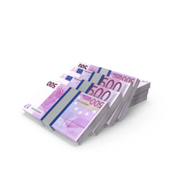 Lots Ground Euro 500 Money Notes PNG & PSD Images