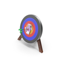 Target Hit Center Euro 500 Money PNG & PSD Images
