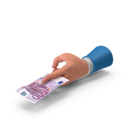 Two Finger Cash Give Euro 500 Money Note Hand Hold PNG & PSD Images