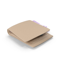 Wallet Cream Close Bill Euro 500 Money PNG & PSD Images