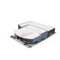 Dealership Building with Tesla Xiaomi and Lucid Cars PNG & PSD Images