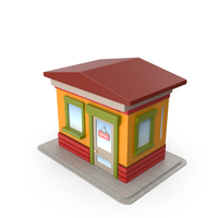 Cartoon Store Building PNG & PSD Images