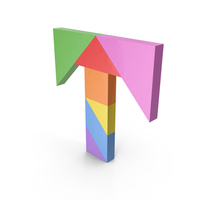 Tangram Letter T PNG & PSD Images