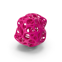 Blobs Organic Cage Skeleton (Deep Pink) PNG & PSD Images