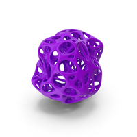 Blobs Organic Cage Skeleton (Purple) PNG & PSD Images