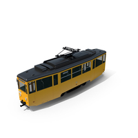 Classic City Tram PNG & PSD Images