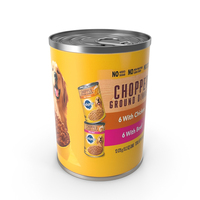 Dog Food Can Mockup PNG & PSD Images