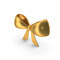 Bow Tie Bow Icon Gold PNG & PSD Images