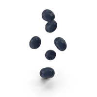 Blueberries Falling PNG & PSD Images