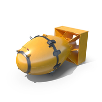 Fat Man Nuclear Bomb PNG & PSD Images