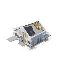 House Under Construction And Heat Pump PNG & PSD Images