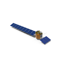 Satellite Weather Forecasting With Solar Panels PNG & PSD Images