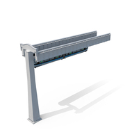 Suspended Monorail With Train PNG & PSD Images