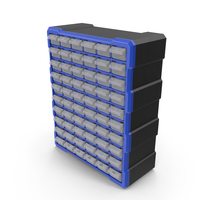 Workshop Storage Cabinet With 60 Drawers PNG & PSD Images