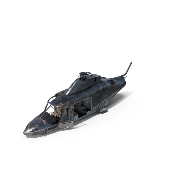 Wrecked Fuselage Helicopter PNG & PSD Images