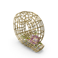 Flowers in Cage Letter Q PNG & PSD Images
