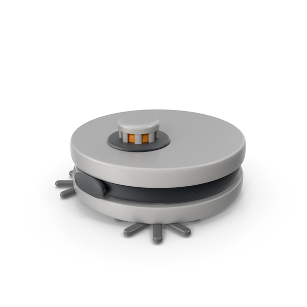 Cartoon Robot Vacuum Cleaner PNG & PSD Images