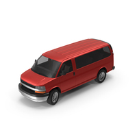 Passenger Van Red PNG & PSD Images