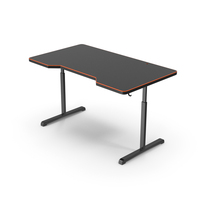 Orange Computer Gaming Desk PNG & PSD Images
