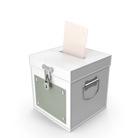 Vote Box White PNG & PSD Images