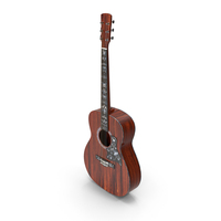 Triple O Acoustic Guitar PNG & PSD Images