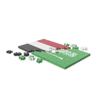 Yemen Flag VS Saudi Arabia Flag Puzzle PNG & PSD Images