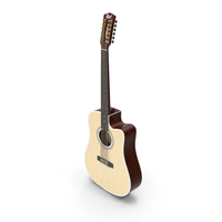 Twelve Strings Acoustic Guitar PNG & PSD Images