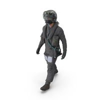 F-35 Fighter Pilot in Walking Pose PNG & PSD Images