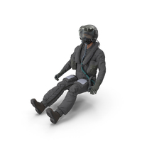 F-35 Fighter Pilot in Seated Position PNG & PSD Images