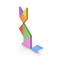 Tangram Cat PNG & PSD Images