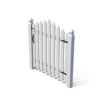 White Picket Fence PNG & PSD Images