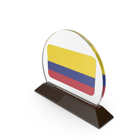 Colombia Flag Trophy PNG & PSD Images