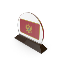 Montenegro Flag Trophy PNG & PSD Images