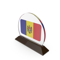 Moldova Flag Trophy PNG & PSD Images