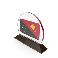 Papua New Guinea Flag Trophy PNG & PSD Images