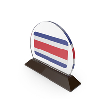 Costa Rica Flag Trophy PNG & PSD Images