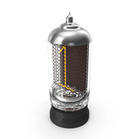 Electronics Vacuum Tube Number 1 PNG & PSD Images