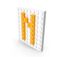 Building Toy Brick Letter N PNG & PSD Images