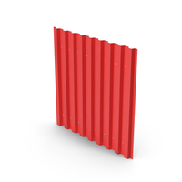Red Tile Fence PNG & PSD Images