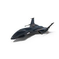 Black Futuristic Fighter Spaceship In Flight PNG & PSD Images