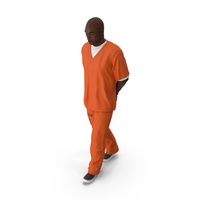 Black Male Prisoner in Handcuffs PNG & PSD Images